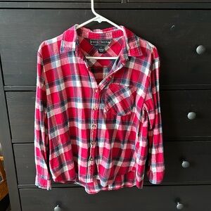 Red plaid flannel